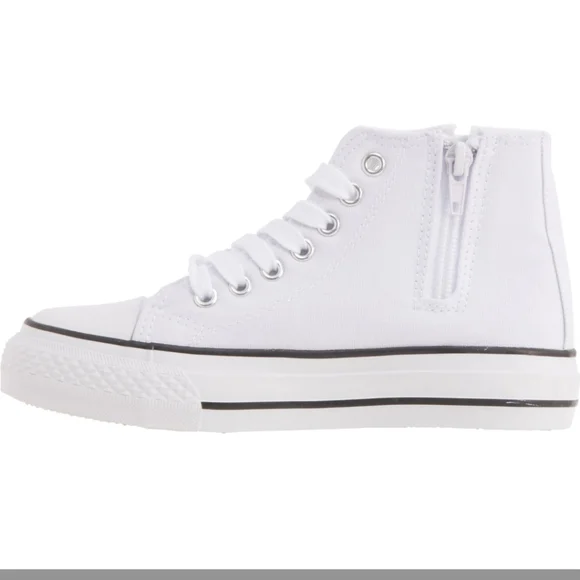 Tommy Bahama Hi-Top Sneakers, White 12T - Picture 13 of 15